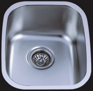 Undermount 15" Single Bowl Stainless Steel Sink - JADE1519