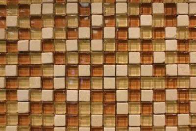 Glass & Marble Mosaic Tiles (1/2" X 1/2") GM-701