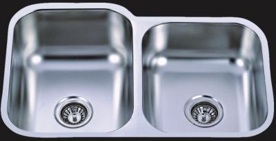 Undermount 31-1/2" Double Bowl Stainless Steel Sink - JADE3220
